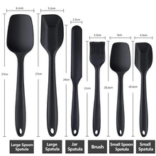 Charger l&#39;image dans la galerie, Lot de 6 spatules en silicone.