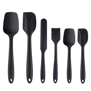 Lot de 6 spatules en silicone.